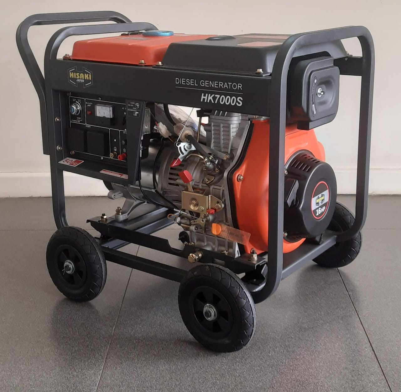 HK7000S Hisaki Japan Diesel Generator Rated Output 9.3 kva