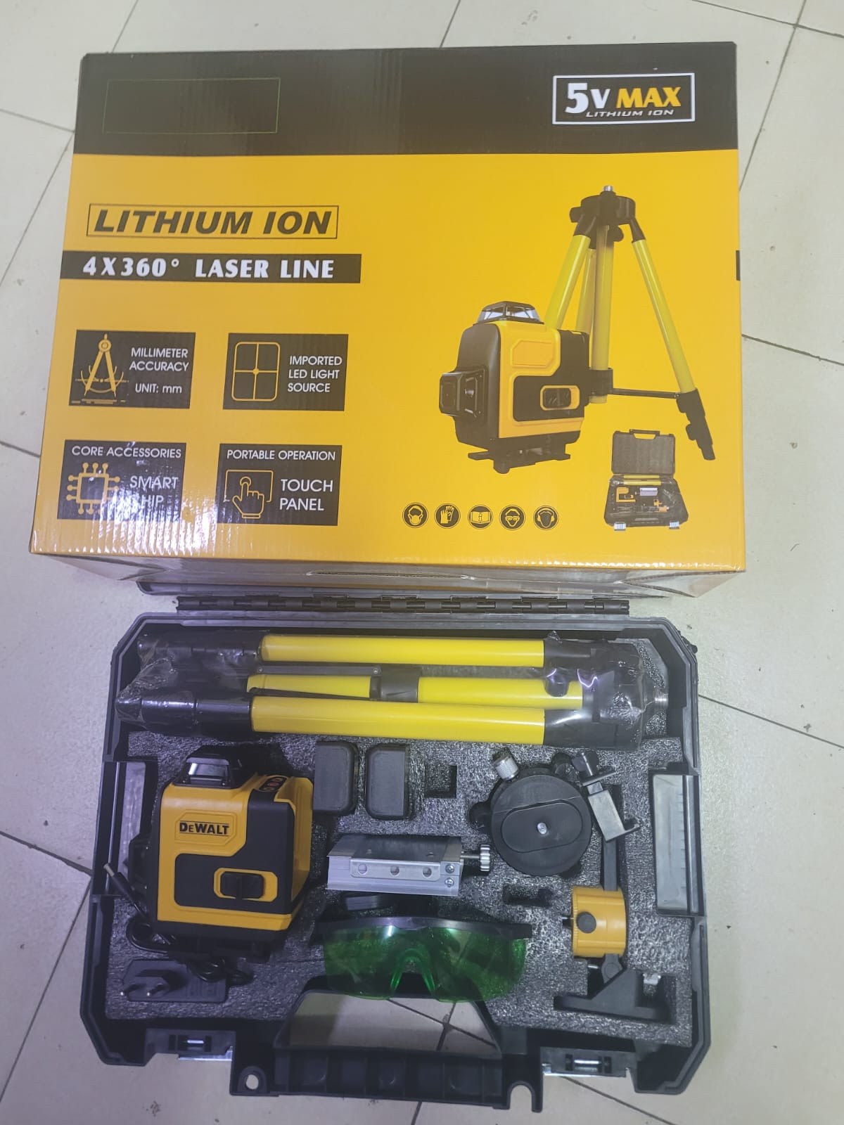 16 line dewalt laser level